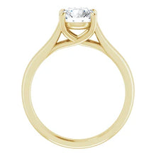Load image into Gallery viewer, 14k Yellow Gold Round Brilliant Engagement Ring