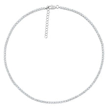 Load image into Gallery viewer, ADJUSTABLE TENNIS CHOKER NECKLACE