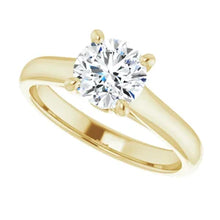 Charger l'image dans la galerie, Round Diamond Engagement Ring