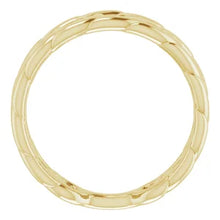 Charger l'image dans la galerie, 10K Yellow Stackable Chain Link Ring