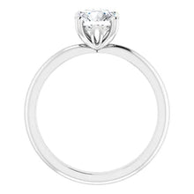 Charger l'image dans la galerie, White Gold Solitaire Engagement Ring
