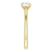 Charger l'image dans la galerie, 14k Yellow Gold Diamond Engagement Ring