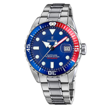 Load image into Gallery viewer, FESTINA BLUE AUTOMATIC STAINLESS STEEL WATCH