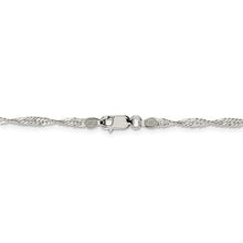 Charger l'image dans la galerie, Silver 2.25mm Singapore Chain