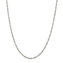 Charger l'image dans la galerie, Silver 2.25mm Singapore Chain