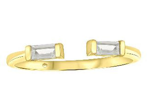 10k Yellow Gold Negative Space Ring