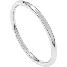Charger l'image dans la galerie, 14K White Gold Comfort Fit 1.5mm Full Round Band
