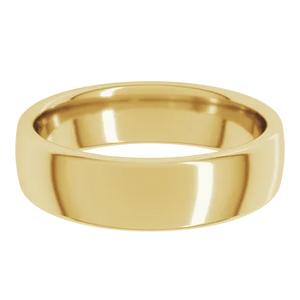 Euro Style Yellow Gold Band