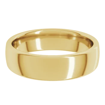 Euro Style Yellow Gold Band