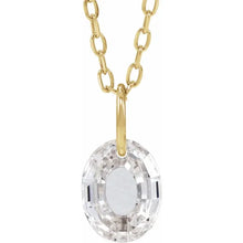 Charger l'image dans la galerie, 14k Yellow Diamond Initial Necklace
