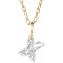 Charger l'image dans la galerie, 14k Yellow Diamond Initial Necklace

