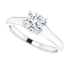 Charger l&#39;image dans la galerie, 14k White Gold Diamond Engagement Ring
