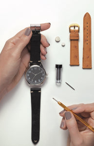 Watch battery replacement, watch batteries, watch repair, watch band repair in Waterloo, ON at Heffernan's Jewellery,  245-2 The Boardwalk, Waterloo. 