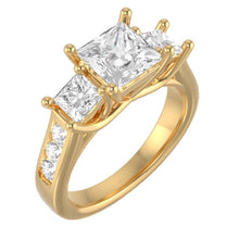 Load image into Gallery viewer, Princess Cut Engagement Ring
