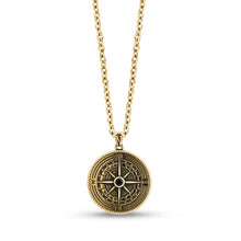 Load image into Gallery viewer, Stone Set Compass Pendant
