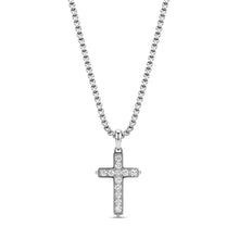 Load image into Gallery viewer, MICRO-SET CROSS PENDANT

