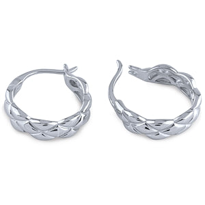 Silver Hoops