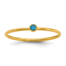 Load image into Gallery viewer, Gold Filled Birthstone Stackable Rings
