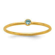 Load image into Gallery viewer, Gold Filled Birthstone Stackable Rings

