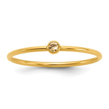 Load image into Gallery viewer, Gold Filled Birthstone Stackable Rings
