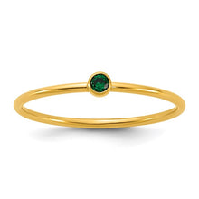 Load image into Gallery viewer, Gold Filled Birthstone Stackable Rings
