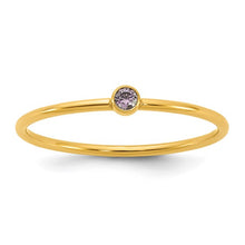 Load image into Gallery viewer, Gold Filled Birthstone Stackable Rings
