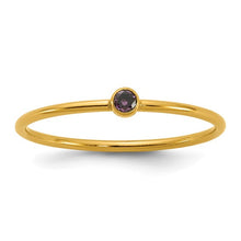 Load image into Gallery viewer, Gold Filled Birthstone Stackable Rings
