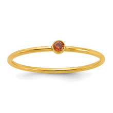 Load image into Gallery viewer, Gold Filled Birthstone Stackable Rings
