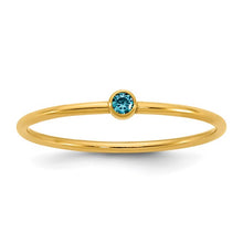 Load image into Gallery viewer, Gold Filled Birthstone Stackable Rings
