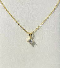 Charger l&#39;image dans la galerie, 14k Gold Diamond Necklace
