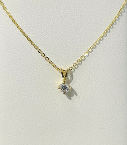 14k Gold Diamond Necklace