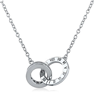 Double Circle Necklace