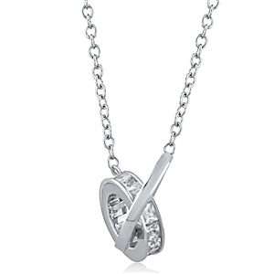 Double Circle Necklace