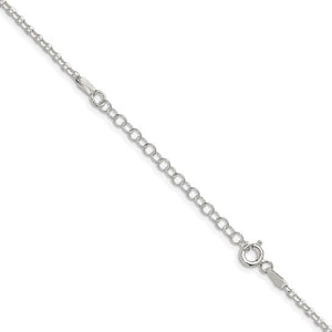 Silver Chain (Rolo or Cable Link)