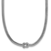 Load image into Gallery viewer, Silver Love Knot Necklace
