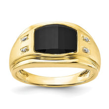 Charger l&#39;image dans la galerie, 10k Yellow Gold Mens Ring
