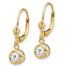 Load image into Gallery viewer, 14k Yellow Gold Lever Back Earrings
