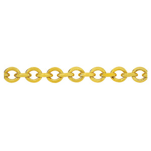 10k Yellow Gold Cable Link Chain