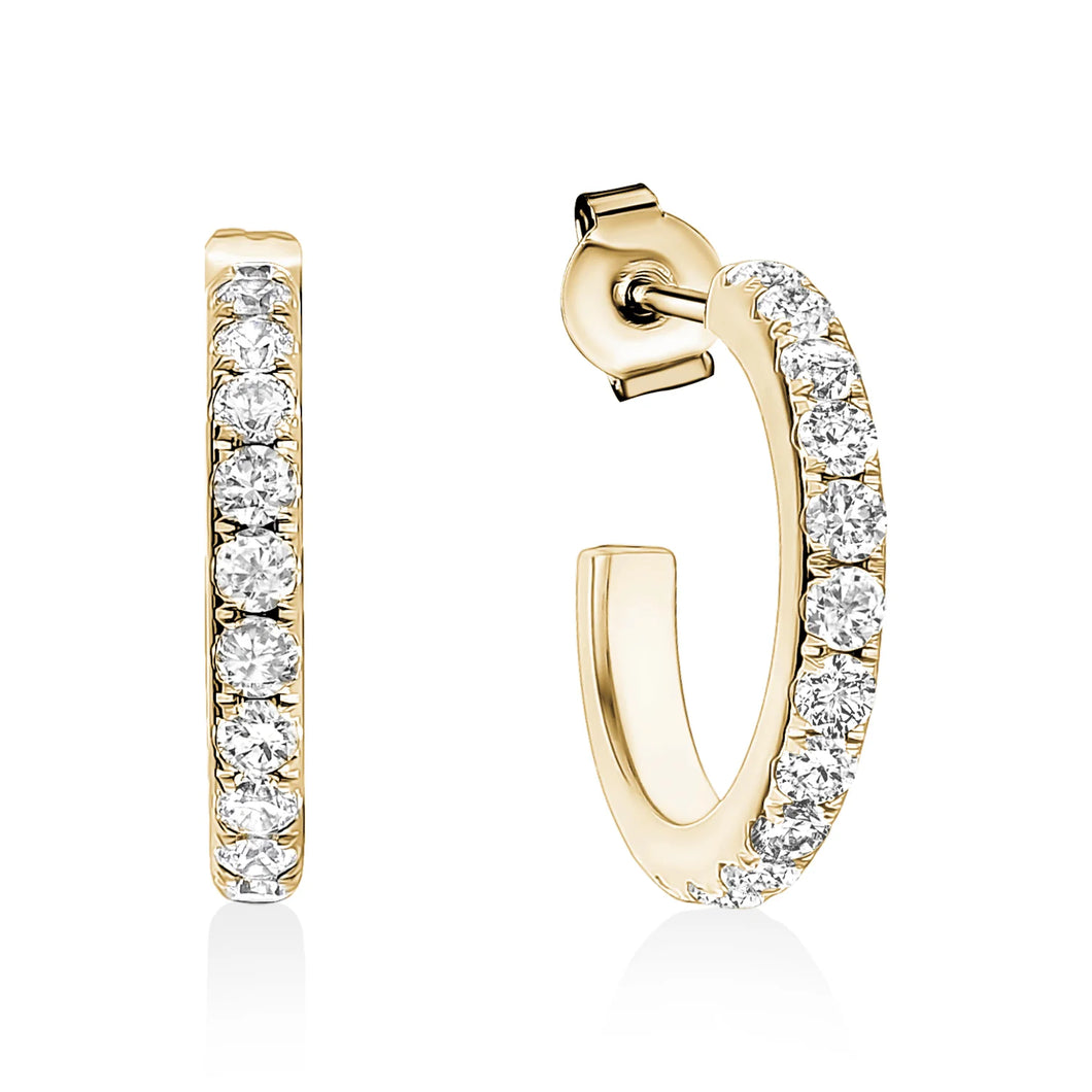Steel Hoop Earrings