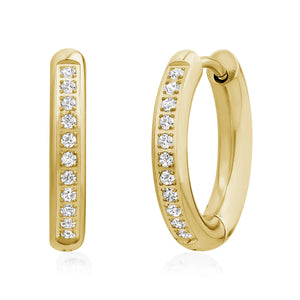 Huggies Channel Set Stones