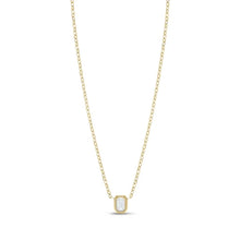 Load image into Gallery viewer, MOTHER OF PEARL CUSHION STUDS and NECKLACE
