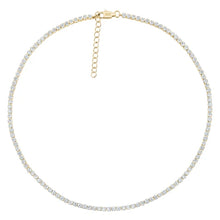 Load image into Gallery viewer, ADJUSTABLE TENNIS CHOKER NECKLACE

