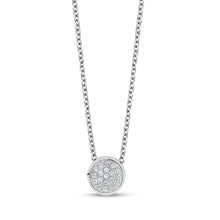 Load image into Gallery viewer, Paved Round C.Z. Stud Pendant
