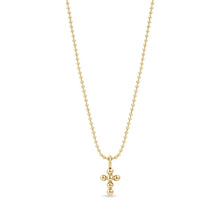Load image into Gallery viewer, MINI BEAD CROSS NECKLACE
