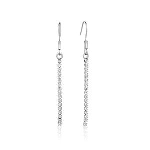 Stainless Steel Crystal Earrings