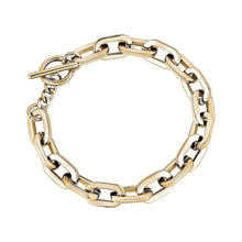 Load image into Gallery viewer, 8mm Elongated Gold Link Bracelet
