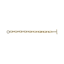 Load image into Gallery viewer, 8mm Elongated Gold Link Bracelet
