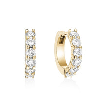 Load image into Gallery viewer, Huggie Earrings (Yellow or White)
