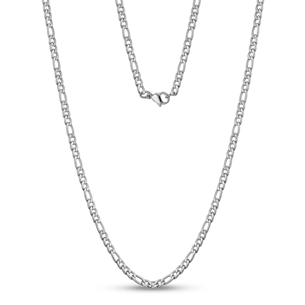 3.5mm Figaro Link Necklace