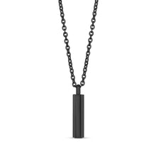 Load image into Gallery viewer, Reversible Black Pendant With Chain
